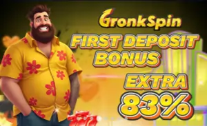 FIRST DEPOSIT BONUS 83%