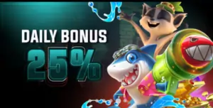 daily bonus 25%